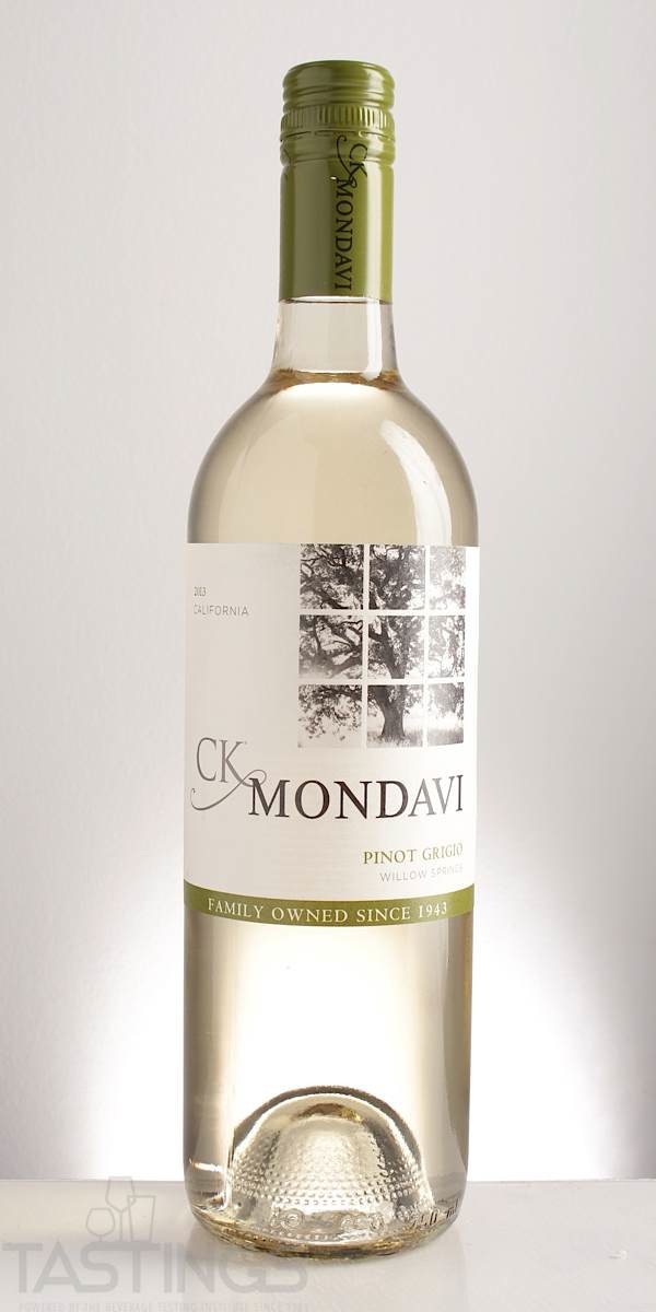 CK Mondavi 2013 Pinot Grigio California USA Wine Review | Tastings