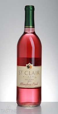 st clair winery 2015 mimbres pink muscat new mexico usa