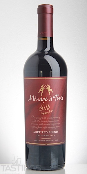 Menage a Trois 2015 Silk Soft Red Blend California USA Wine Review ...