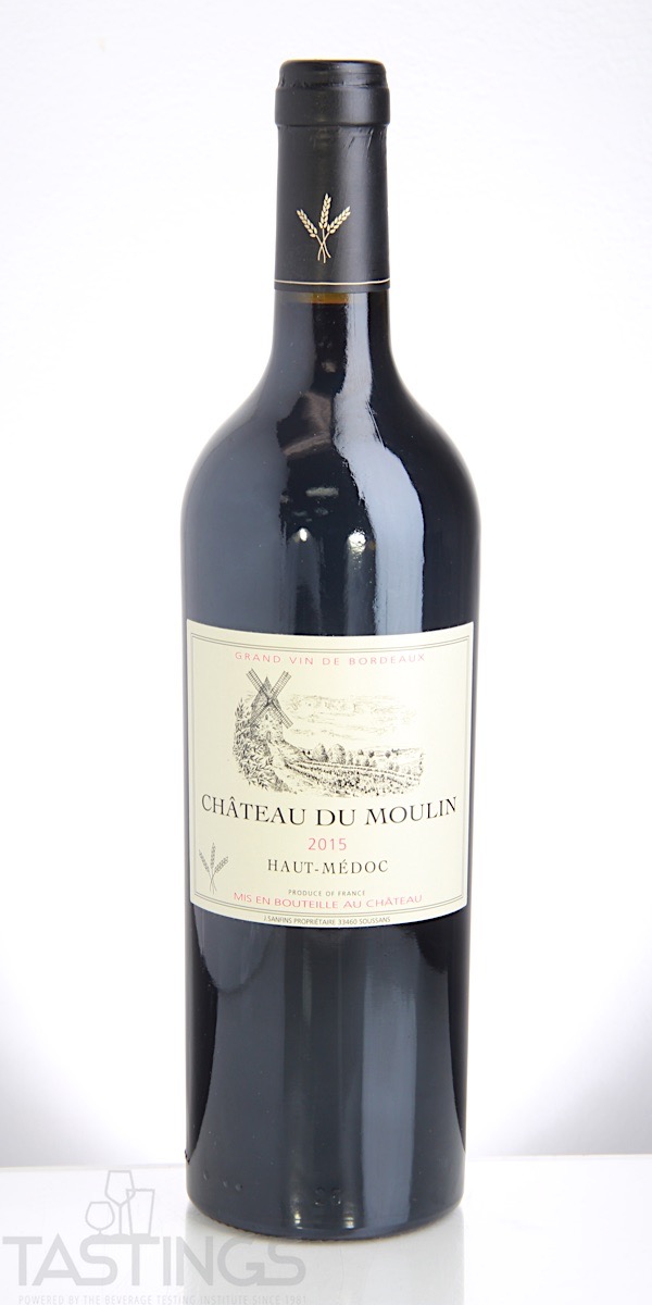 Chateau du Moulin 2015 Haut Medoc France Wine Review | Tastings